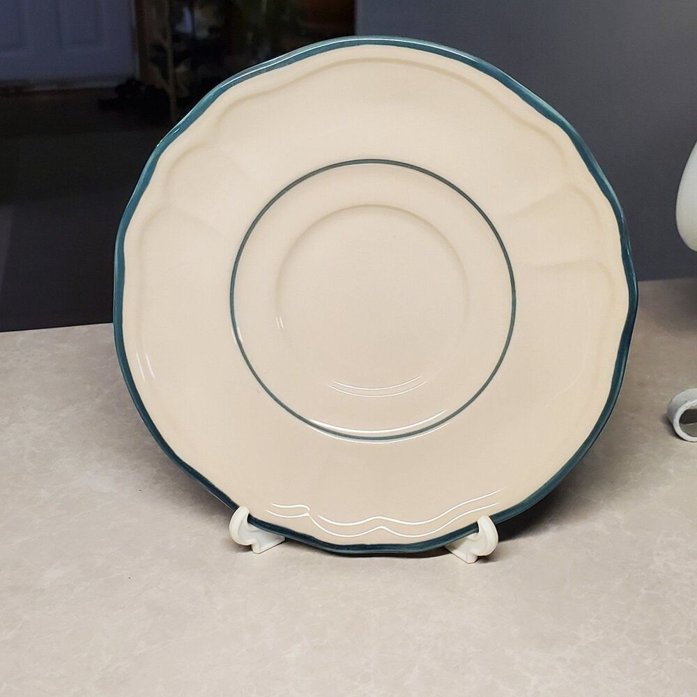 Epoch Apple Blossom Scalloped Edge Saucer 6"